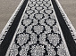 Ковровая дорожка циновка VEGAS S001 BLACK-GRAY