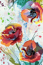 Ковер HUNNU R Цветы 6A1616 001