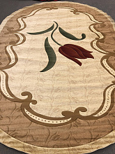 Ковер PACIFIC CARVING 0094A CREAM / CREAM Овал