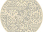 Рельефный ковер из вискозы GENOVA 38009 6565 90 КРУГ