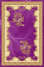 PACIFIC CARVING 0514 VIOLET / CREAM