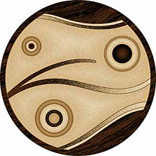 Ковер SUNRISE d050 BEIGE Круг