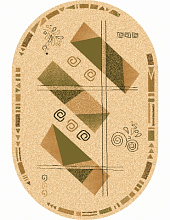 Ковер Акварель де Люкс I961V 30 Овал