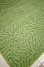 Однотонный ковер-палас KANION 630 салатовый