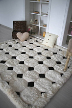 Ковер натуральный для малыша из меха Альпаки 15