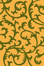 COMFORT SHAGGY 2 s627 ORANGE-GREEN