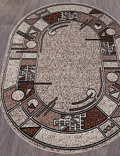 Ковер GAVANA ALBINA 3 BEIGE Овал