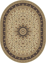 Ковер шерстяной Floare ISFAHAN 207-61126 ОВАЛ 
