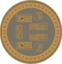 шерстяной Floare LAVANDA 234-4544 КРУГ