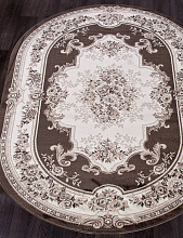 Ковер VALENCIA DELUXE-A 4015 BROWN Овал