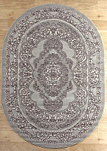 Ковер STYLE N7668 096 D.GREY Овал