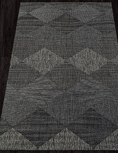 Ковер-циновка INDIGO S118 D.GRAY-BLACK