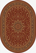 Ковер шерстяной Floare ISFAHAN 207-3658 ОВАЛ 