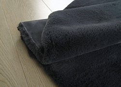 Ковер из искусственного меха RABBIT PREMIUM MS1000 ANTRACITE Круг