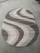 Ковер PLATINUM T617 DARK BEIGE Круг