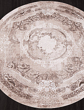 Ковер ARMINA 03707A BROWN / BROWN Круг