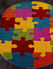 Ковер CRYSTAL V820 Разноцветный / MULTICOLOR Овал