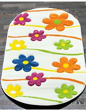 Ковер с цветами DIAMOND 21021 060 Овал