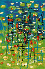 Ковер детский FUNKY GOS  lime