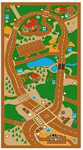 Ковер детский  Поляна 390