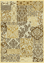 Маленький рельефный ковер из вискозы GENOVA GOLD 38009 6262 60 (0.65*1.1)