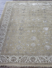 Ковер Индия шерсть шелк 14x14 802 BEIGE / IVORY