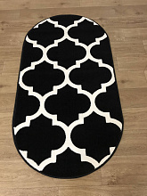 Ковер MEGA CARVING d422 DARK NAVY Овал