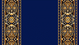 Ковровая дорожка полушерстяная KREMLEVKA blue