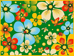 Ковер детский  Цветочная полянка 1521