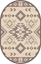 Ковер-циновка Эко 78024-47 ОВАЛ