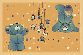 Детский ковер Пушистые медвежата 4284-51