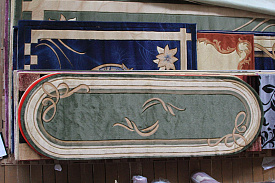 PACIFIC CARVING 0094 D.GREEM / CREAM Овал