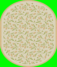 Ковер OSMANLIM FR 10 GREEN Овал