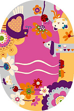 детский FUNKY IMI pink ОВАЛ 