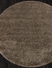 SHAGGY TREND L001 DARK BROWN Круг