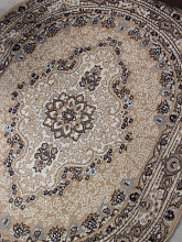 Ковер PRAGA 06020A BEIGE / BEIGE Овал
