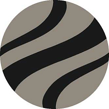 Ковер PLATINUM T617 GRAY-BLACK Круг