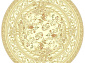 Рельефный ковер из вискозы VENEZIA 5095 192874 ivory  КРУГ