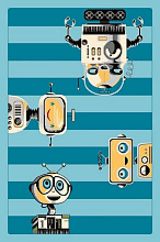 Ковер детский FUNKY TOP NUT blue