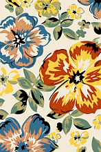 Ковер CRYSTAL NC55 CREAM-ORANGE