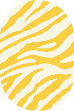 SUNRISE d130 YELLOW-CREAM Овал