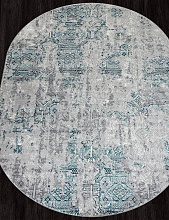 Ковер PALERMO F281 GRAY Овал