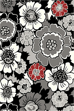 Ковер Графит 09-30709-04 ОВАЛ 