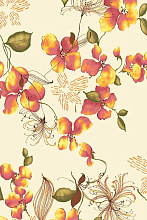 Ковер HUNNU Цветы 6A1535 001