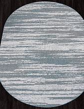 Ковер-циновка KAIR S143 BLUE Овал