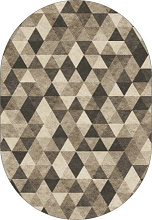 Ковер MATRIX D578 GRAY-BROWN Овал
