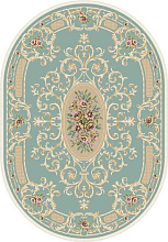 Ковер ROXY D701 BLUE Овал