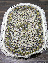 Ковер MASHAD PRESTIGE 08627A CREAM/L.GREEN Овал