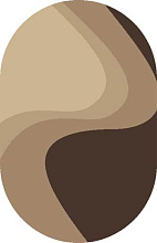 PLATINUM t616 BEIGE-BROWN Овал