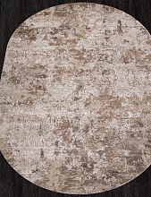 Ковер ARMINA 03851B BROWN / BROWN Овал